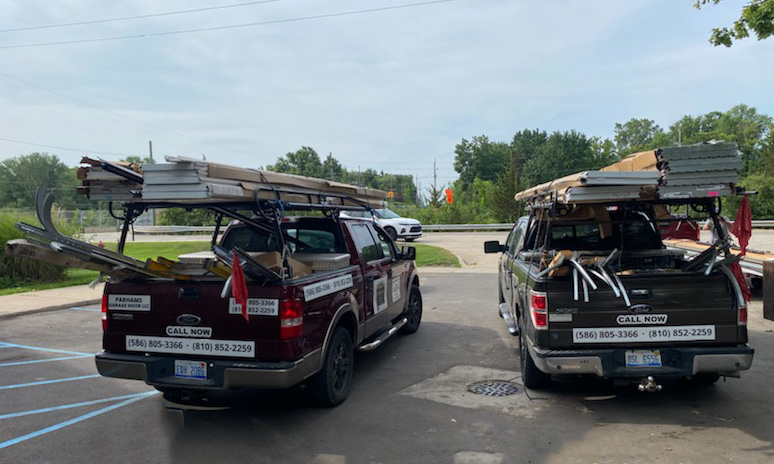 Parhams-Garage-Door-Services-Our-Trucks